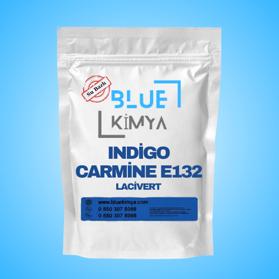 Indigo Carmine E132 Indigo Karmin Koyu Mavi Toz Gıda Boyası