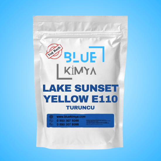 Lake Sunset Yellow E110 Turuncu Yağ Bazlı Toz Gıda Boyası