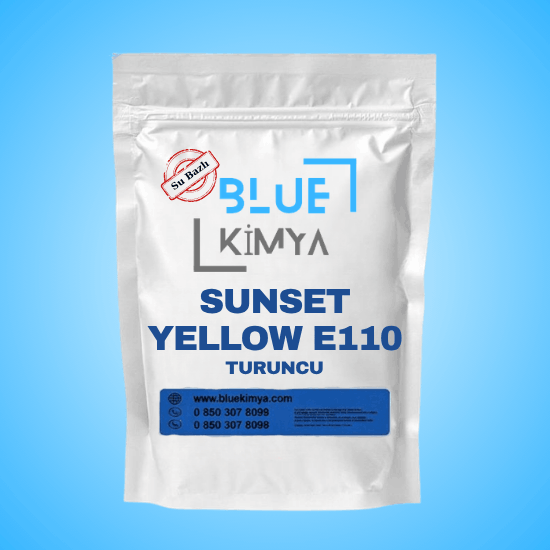 Sunset Yellow E110 Gün Batımı Sarısı Toz Gıda Boyası