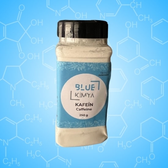 Kafein Toz 250 gr - Caffeine %100 Saf (Gıda Kalite) - Kolay Kullanım