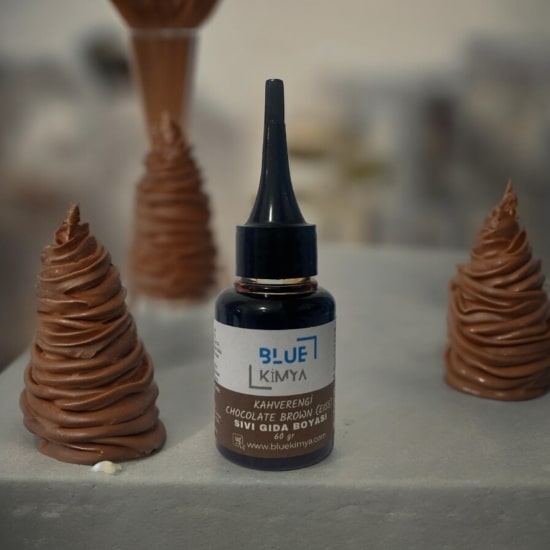 Kahverengi Sıvı Gıda Boyası Su bazlı Likit Chocolate Brown E155